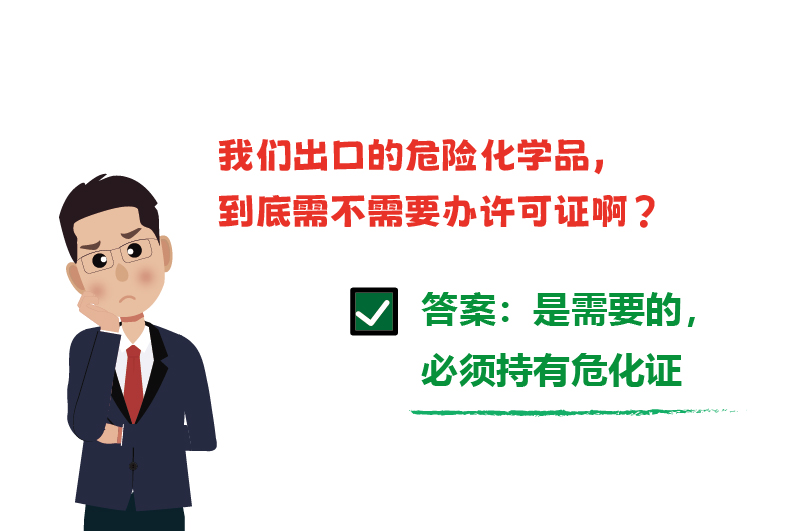 外貿(mào)企業(yè)出口的危險(xiǎn)化學(xué)品是否需要許可證2